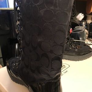 Brand new Coach winter boots